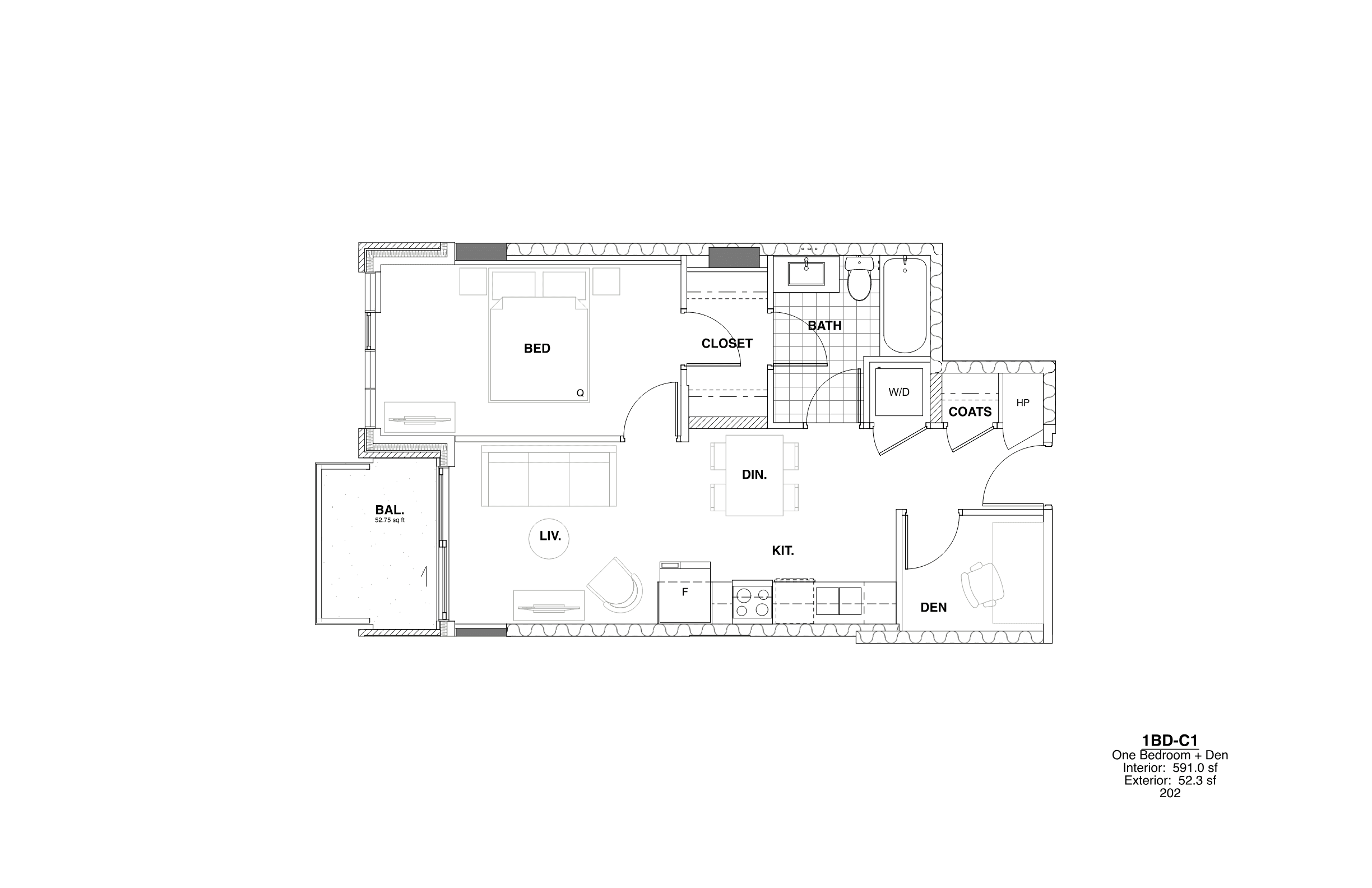 Plan C1 floor plan