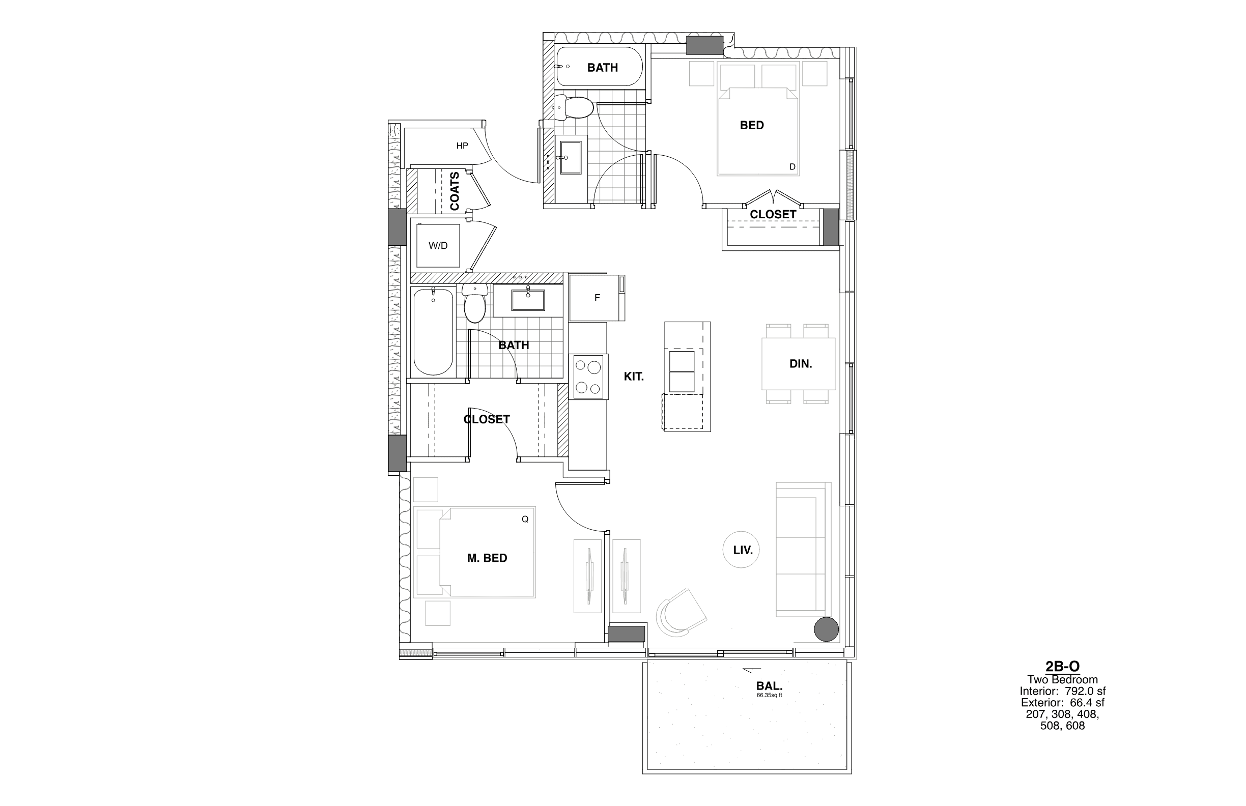 Plan O floor plan