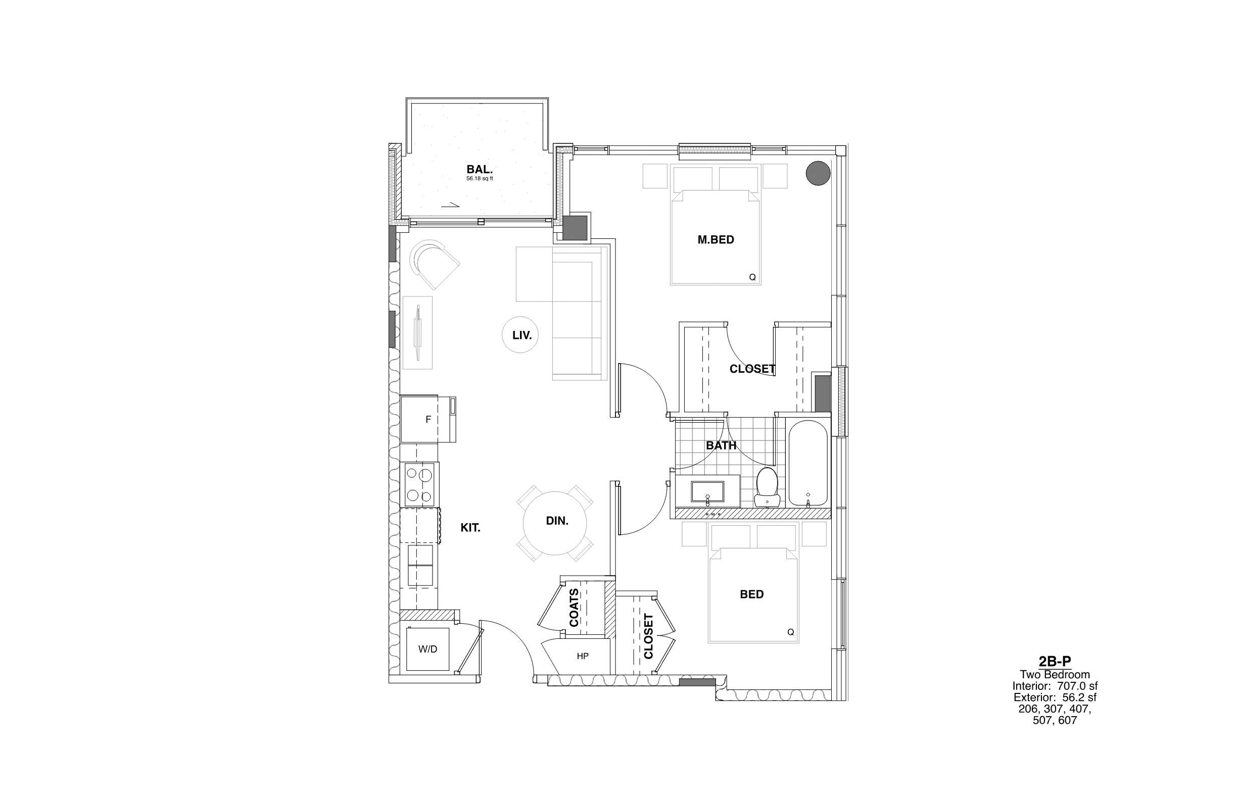 Plan P floor plan